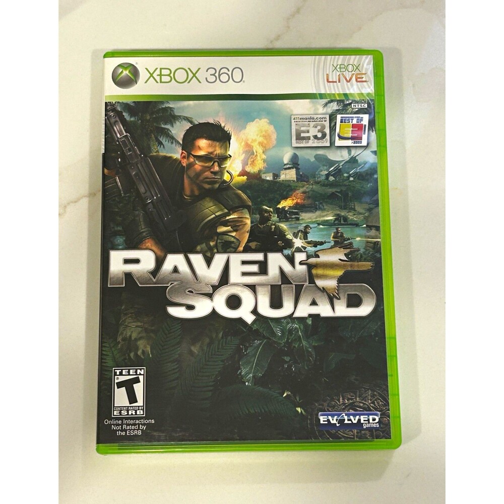 Xbox 360 Raven Squad SouthPeak Tactical Shooter Strategy NTSC-U/C 2009 Manual